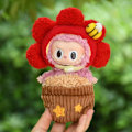 Miniatyrbild 1 av 4: /NN/ Lämplig för första/tredje generationens LABUBU söta kläder, solroskruka babykläder (docka ingår ej) Red sunflower