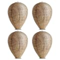 4 st Getingfällor Giftfritt Lockbete av Papper, Avskräckande för Bin - Getingbo Beige Beige