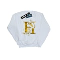 Miniatyrbillede 1 af 3: Harry Potter Piger Hufflepuff Grævling Sweatshirt 9-11 År Hvid White 9-11 Years