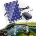 Solcellsdriven syrepump för damm och akvarium – Tyst luftpump med solpanel för utomhusbruk