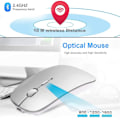 Miniatyrbilde 2 av 2: Bluetooth-mus for bærbar PC/iPad/iPhone/Mac (iOS 13.1.2 og nyere) – stjernesølv