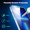 Pikkukuva 2 / 3: 2-pack näytönsuoja iPhone 13, iPhone 13 Pro, iPhone 13 Pro Max - Premium karkaistu lasi 9D-kalvo Naarmuuntumisen esto, reunoja peittävä karkaistu lasi,