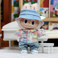 Pikkukuva 1 / 7: /NC/Uusi Hot Labubu Macaron Cape Hame Mekko Puku 17cm Labubu Vaatteet Hirviö Vinyylinukke Asu Vaatetus Hattu Tarvikkeet 5
