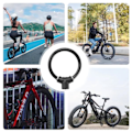Miniatyrbild 2 av 2: [NT] Svart cirkulärt cykellås för pålitlig cykelsäkerhet