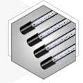 Miniatyrbillede 2 af 2: [NT] Sammenklappelig plantelampe med justerbart stativ og timer Sort