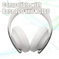 Miniatyrbild 2 av 2: [NT] Öronkuddar för Bose 700/NC700 Konstläder 1 par Grå