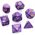 Terningesæt til Dungeons and Dragons, Lilla Nebula Polyhedriske Terninger RPG Rollespil Brætspil D&D D20 D12 D10 D8 D6 D4