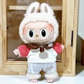 Miniatyrbild 1 av 7: /NC/nya Labubu Kläder Lyx 17cm Designers Bubble Mart Labubu Vinyl Docka Tillbehör Kostym Dockkläder #4
