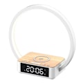 Miniatyrbilde 1 av 2: [NT] Smart trådløs lading Digital Display Vekkerklokke Bordlampe Multifunksjonell Modellampe For Hjem Soverom EU-plugg