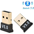 Miniatyrbilde 1 av 2: {NT} USB-minne Bluetooth-adapter V5.0-2.1 + EDR Key Trådløs dongel for bærbar PC