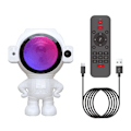 Miniatyrbillede 1 af 4: [NT] Astronaut Stjerne Nebulosa Loft LED-projektorer Lampe Mode dekorative lyshøjttalere til stue Hvid
