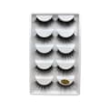 3D Mink Hair False Eyelashes (5-pair) from Kabuki-Minerals G801