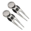 {NT}2-pack Bekväm greenlagare / Pitchfork i metall