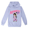 Pikkukuva 5 / 5: Lasten Pojat Tytöt Aphmau Huppari Pitkähihainen Paita Collegepaita Pullover Oranssi 120cm