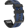 Pikkukuva 1 / 3: [NT] Hihna Garmin Fenix 7/Fenix 6/Fenix 5/EPIX 2 -kelloon, Quick Fit 22 mm silikoninen kellon ranneke Approach S60/S62, D2 Delta, Forerunner 935/945 -kelloon