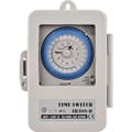 NA/24-timmars Timer Ip53 Klassning Programmerbar Al Timer Box Ac 100-240v 15 Minuters Intervall 96 Gånger På/Av - q36