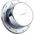 Miniatyrbillede 1 af 2: /Hc/ Køkkenur til køkken Sølv elektronisk magnetisk 60 minutter, nedtællingsur, urtilstand, vækkeurstilstand, justerbar lydstyrke, let at bruge