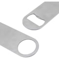 Miniatyrbilde 3 av 3: 10 stk Ølflaskeåpnere, Flat flaskeåpner i rustfritt stål med belagt håndtak (Sølv)/NT/