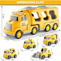 Miniatyrbillede 3 af 5: [NT] Let Musiktransportbil Inertialteknik Lastbil Container Vogn Drenge Børnelegetøj Udsalg