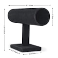 Miniatyrbilde 5 av 5: Armbåndsstativ, klokkestativ, fløyelsarmbåndsdisplay, T-stang displayholder for smykker armbånd klokkedisplay