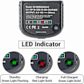 Miniatyrbillede 2 af 2: /NN/Erstatningsoplader Kompatibel med Black & Decker 9.6V 12V 14.4V 18V Nicad Nimh Batteri HPB18-OPE HPB18 HPB14 HPB12 HPB96 244760-00 A1718 FSB18—