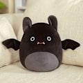 Pikkukuva 2 / 5: Squishmallow Lepakko Lelu 12 tuumaa squishmallows iso eläin pehmolelu, pehmolelu, loma syntymäpäivä Halloween kodin sisustus (Musta, 30cm)_ NN