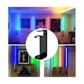 Miniatyrbild 2 av 2: Lightsaber Väggfäste Stativ Lightsaber Display Rack Väggmontering - Inkluderade Skruvar Hårdvara för De Flesta_ NN