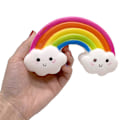 Miniatyrbilde 5 av 5: Langsom Leke Simulerings Regnbue Sky Avslapping Stressball