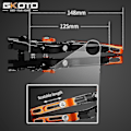 Miniatyrbillede 2 af 4: -ny til Ktm 890 Adventure R S 790 890 Adv R 790adventure 2019-2022 2023 Motorcykel Cnc Reglage Bremse Koblingsgreb sort orange_ NN