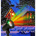 Miniatyrbilde 1 av 2: Julebelysning LED-projektor for utendørs landskap, scene, julelampe EU Plug