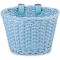 Miniatyrbillede 1 af 5: [NT] Cykelkurv i Plast Rattan, Frontmonteret Kurv Opbevaring, PE Vævet Justerbar