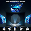 Miniatyrbild 2 av 2: 4K Projektor - Android 11, 5G Wi-Fi, Bluetooth - 150 ANSI 1000