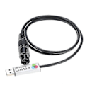 Pikkukuva 3 / 4: Lixada USB - DMX-liitäntäadapteri - LED DMX512 Tietokone PC-näyttämövalaisimen ohjain himmennin-WELLNGS/NT/