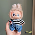 Pikkukuva 6 / 7: /NC/Labubu Vaatteet Mekko Labubu Merkki Asu Vaatteet 17cm Pehmolelu Pieni Tuoksu Tuuli Hihna Hame Setti Labubu Vaatteet 11