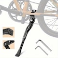 Miniatyrbillede 1 af 2: NN-Cykelstøtte, Justerbar Stærk Cykelstøtte i Aluminiumlegering Kompatibel med 24-29 Tommers Cykler-WELLNGS