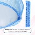 Miniatyrbilde 5 av 5: [NT] Engangs dusjhetter 100-pakning | Gjenbrukbare engangshetter for flere vask | Dusjhette for damer, perfekt for hotell, helsesenter