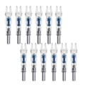 Miniatyrbillede 1 af 4: 12 stk. LED-oplyste pileender Automatiske pileender Oplyst bueskydning Nye oplyste pileender til 6,2 mm bueskydning Hunti-WELLNGS/NT/