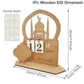 Ramadan Nedtællingskalender Træ Ornament Eid Mubarak