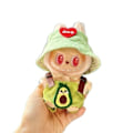 Miniatyrbild 2 av 7: /NC/POP MART Labubu Macaron Leksak Have a Seat Labubu Klädset och Tillbehör Labubu Kläder 17cm Designers 20