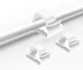 Self-adhesive cable holder 50-pack White