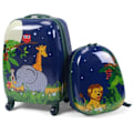 Miniatyrbild 2 av 2: 2-delat resväskeset resbagage barnbagage 16'' resväska + 12'' ryggsäck_NN