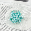 Miniatyrbild 2 av 5: Katttass-Taba Squishy Leksak - Transparent Katttass-Pärla Taba Squishy Leksaker, Pinch Family Squishy Fidget Leksaker, Silikon Squeeza