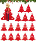 |NN| 16 st Julbestickhållare, Julbestickficka Jul