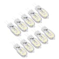 Miniatyrbild 4 av 8: 10 pcs G4 LED Bulb Brightness Dimmable High Color Rendering Transparent Shell Light Sources for Landscape Lighting DC 12V White Light 0.1