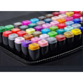Miniatyrbillede 3 af 5: 40-pak - Tusser med etui - Dobbeltsidede - Penne multifärg Multicolor