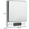 Digital Vågskala / Köksvåg 0.01g-500g Silver Silver