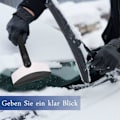 Miniatyrbillede 1 af 3: Isskraber, isskraber sneskovl snerydningsskovl til bilruder forrude fjernelsesværktøj vinter nødredskab
