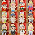 Miniatyrbillede 2 af 7: /NC/Kun tøj Anden generation tegneserie LABUBU Sid Party Series Dukke Frakke Vinter Sweater Sæt Labubu Legetøj Tøj 8