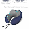 Pikkukuva 5 / 5: [NT] U-muotoinen tyyny Memory Foam Rebound niskatuki niskatyyny matkustamiseen lentokoneessa nukkumiseen