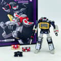 PT-04 Svart Soundwave Mini Transformer Tejp G1 Actionfigur - I lager Barnpresent